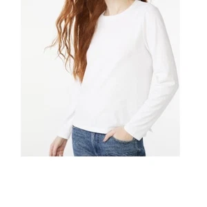 Free Assembly Womens Crewneck T-shirt With Long Sleeves Size XS NWT - Picture 1 of 5
