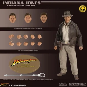 Mezco one:12 Indiana Jones Action Figure Model In Stock NEW - Picture 1 of 11