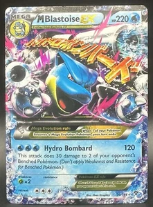 Pokemon TCG M Blastoise EX 30/146 XY Base Set English MP Card - Bild 1 von 2