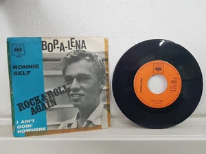 Ronnie Self - Bop-A-Lena / I ain't goin' nowhere 1958 Single 7" Pretty bad Blues - Bild 1 von 2