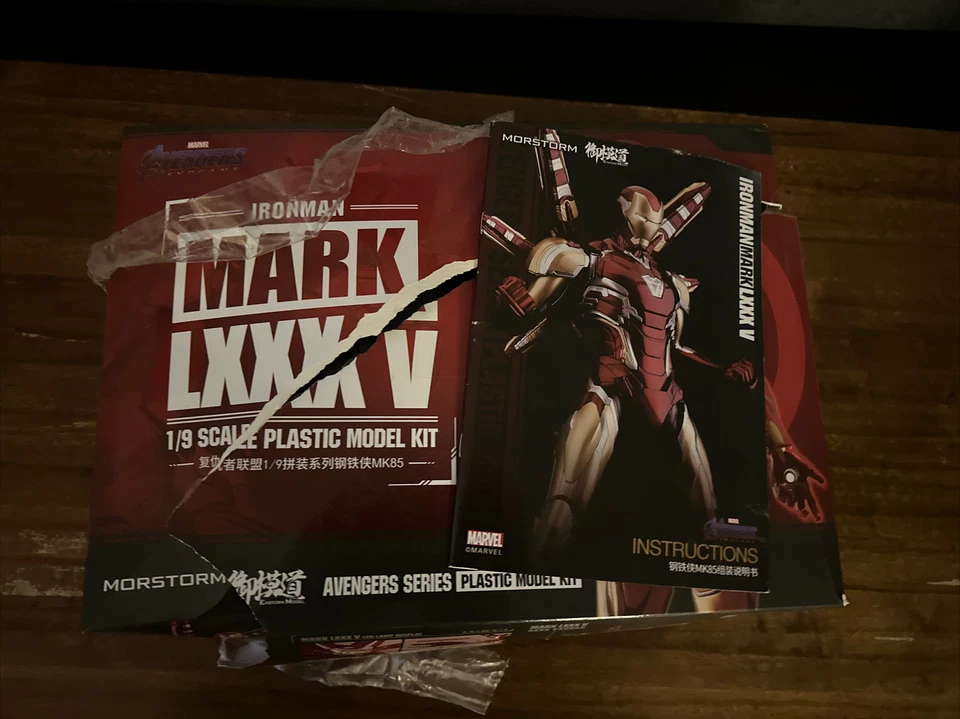 Mordstorm Avengers End Game Iron Man Mark LXXX V 1/9 Scale Model Kit  - Image 1 of 4