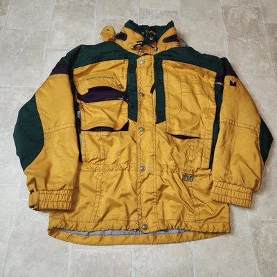 Винтажная желтая лыжная куртка Couloir мужская размер 40 - Изображение 1 из 4