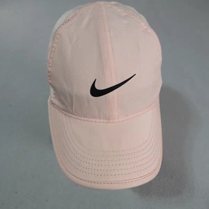 Nike Hat Cap Strap Back Featherlight Dri-Fit Pink Womens One Size Running Golf - Picture 1 of 11