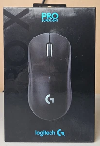 Logitech PRO SUPERLIGHT Wireless Gaming Mouse- Black- New in Open Box! Tested! - Afbeelding 1 van 8