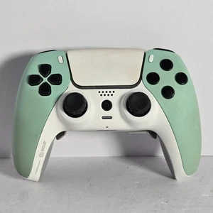 Scuf Ps5 Reflex White Green Pastel Custom CFI-ZCT1WA Sony Playstation 5 L1 Broke - Picture 1 of 13