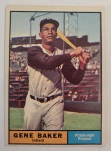 1961 Topps Baseball #339 Gene Baker - Pittsburg Pirates - Picture 1 of 2