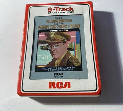 THIS IS GLENN MILLER & ARMY AIR FORCE BAND -- twin pk on one 8 Track NEW SEALED  - Image 1 of 4