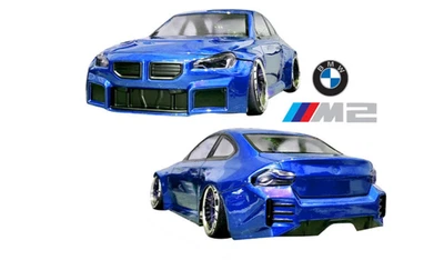 1:10 RC Clear Body Shell - BMW M2 + extras & stickers 200mm - Image 1 of 4