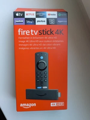 Amazon Fire TV Stick 4K mit Alexa Sprachfernbedienung - Schwarz neu versiegelt - Bild 1 von 4