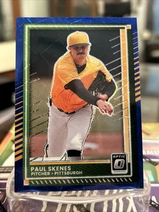 2025 Panini Donruss Optic Paul Skenes Blue Velocity Prizm #29 - Pirates - Bild 1 von 2