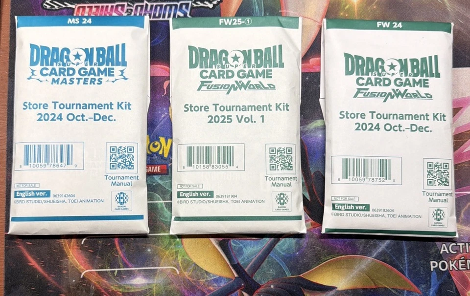 Lot Of Dragon Ball Super Card Game - Fusion World Store Tournament Kits 2025 V1 - Image 1 of 1