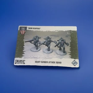 Dust Tactics Grim Reapers Heavy Ranger Attack Squad *Sealed* FFG 2011 - Picture 1 of 9
