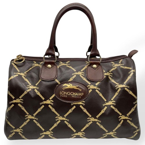 Bellissima borsa LONGCHAMP Longchamp Longchamp borsa Boston pelle marrone