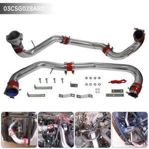 Front Mount Intercooler Pipe Piping Kit For Mazda RX7 RX-7 FC FC3S 13B 86-91 Red - Picture 1 of 9