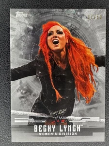 2017 Topps WWE Undisputed #W-4 Becky Lynch Women’s Division Silver #/50 - Picture 1 of 2