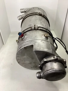 NASCAR Dry Sump Oil Tank 4 Gallon With Mounting Brackets And Heater - Picture 1 of 10