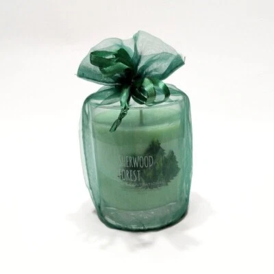 Vela de soja natural Scentsational 11 oz con bolsa de regalo de organza - Sherwood Forest Foto 1 de 2