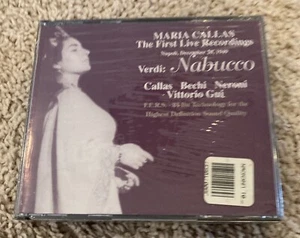 Maria Callas - The First Live Recordings - GIUSEPPE VERDI - CD -Brand New Sealed - Picture 1 of 2