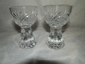 Vintage, EAPG, Diamant & Fächer, 2 Unzen, Schnapsglas - (2) - Bild 1 von 4
