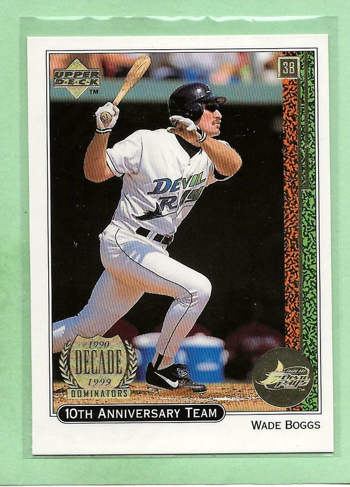 WADE BOGGS - 1999 Upper Deck - "10th Anniversary Team" - #X15 -  $1.00 Shipping - Image 1 of 1