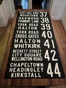 Leeds 2/1959 seltene Buszielblind 34"" Yorkshire perfektes Geschenk - 37 bis 44 - Bild 1 von 7
