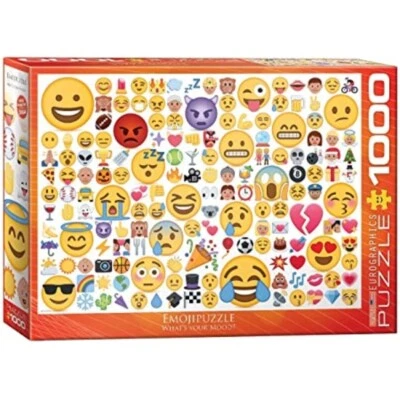Emoji Emojipuzzle 1000 piece jigsaw puzzle 680mm x 480mm (pz) - Image 1 of 2