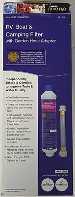 Inline RV Boat Camping Replacement Water Filter, Improve Chlorine, Taste, Odor - Image 1 of 3