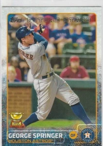 TARJETA DE NOVATO FUTURO ALL-STAR DE GEORGE SPRINGER Topps béisbol de los Astros de Houston - Imagen 1 de 2