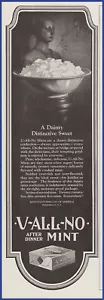 Vintage 1920 U-ALL-NO After Dinner Mint Candy Ephemera 20's Print Ad - Bild 1 von 1