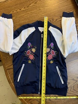 piazza italia med blue track jacket Floral Design - Image 1 of 4