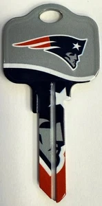 NFL - Llave de casa de los New England Patriots Schlage SC1 Keyway - Coleccionable - Imagen 1 de 1