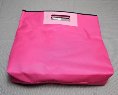 Clinique Hot Pink Square Shopping Tote - New For 2023 - Image 1 of 4