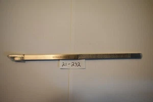 WM 21-232 NEIVERT OSTEOTOME 8" CURVED SINGLE GUARD - Picture 1 of 2