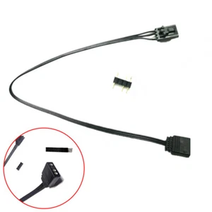 For Corsair RGB Fan To Aura/Mystic Light A-RGB Adapte Conversion Cable 5V 25cm - Photo 1/6