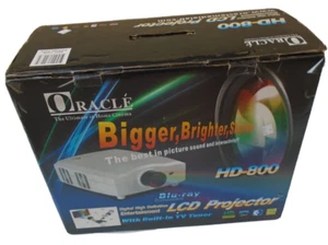 Oracle HD - 800 Digital High Definition Entertainment LCD Projector w/ Blu - Ray - Picture 1 of 5