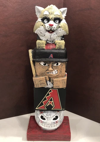 Arizona Diamondbacks MLB Team Mascot Tiki Totem Pole Fan Cave Decor Cover