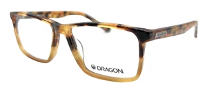 AUTHENTIC & NEW - DRAGON DR2033 280 54/15/145 - CAMEL TORTOISE EYEGLASSES & CASE - Picture 1 of 3