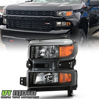 2019-2022 Chevy Silverado 1500 Halogen Headlight Headlamp Light Left Driver - Image 1 of 4