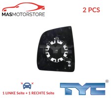 EXTERIOR MIRROR GLASS PAIR TYC 309-0125-1 2PCS G FOR OPEL COMBO