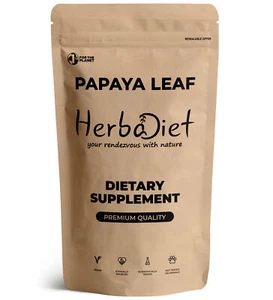 Natural Papaya Leaf Extract Powder Skin Lightening Weight Loss Builds Immunity - Picture 1 of 3