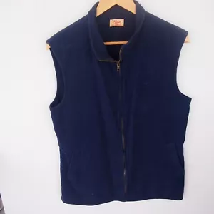 R. M. Williams blue women's zip through cotton vest sz.14 JA-263 - Picture 1 of 8