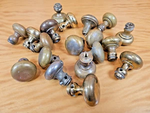 19 Antique Door Knob Vintage Ornate Brass Handle - Picture 1 of 5