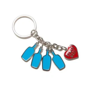 HUMAN MADE Blue Bottle Coffee collaboration Key Chain Ring Charm - Picture 1 of 4