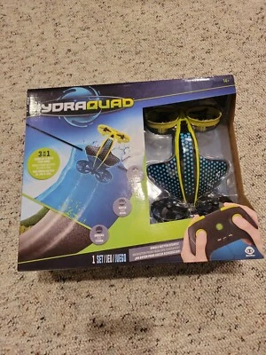 HydraQuad 3-in1 Hybrid Air to Water Stunt Drone Rechargeable Remote Control*NEW* - Image 1 of 4
