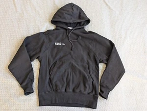 KORG Hoodie Adult Small Black DJ Music Champion Reverse Weave Pullover - Picture 1 of 10