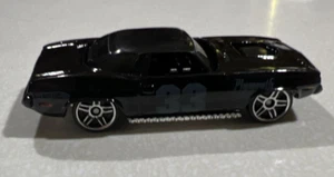 2007 Hot Wheels Mystery Cars Series Plymouth Barracuda BLACK Loose - Picture 1 of 4