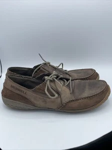 Merrell Barefoot Life Reach Guanto Pelle Cioccolato Scarpe a Piedi Nudi J39443 Taglia 13 - Foto 1 di 19