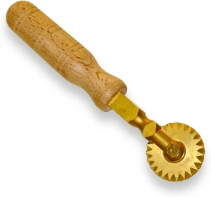 Homemade Pasta Cutter - Festooned Wheel | Italian Pasta Making Tool for Home and - Picture 1 of 8