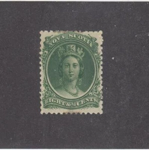 NOVA SCOTIA (MK4564) # 11 FVF-MNH 8 1/2 cts 1860-63 VICTORIA/CAT VERDE VALE $34 - Imagen 1 de 1