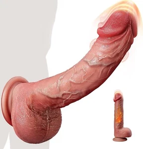 Telescopic Realistic Thrusting Dildo Vibrator Sex Toys for Women Remote Control - Picture 1 of 6
